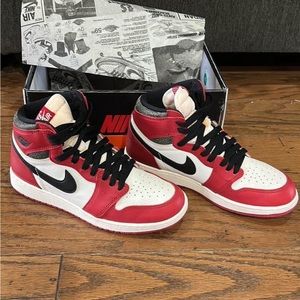 Boy’s Nike Air Jordan Retro fit Chicago Lost and Found- new in box, never worn